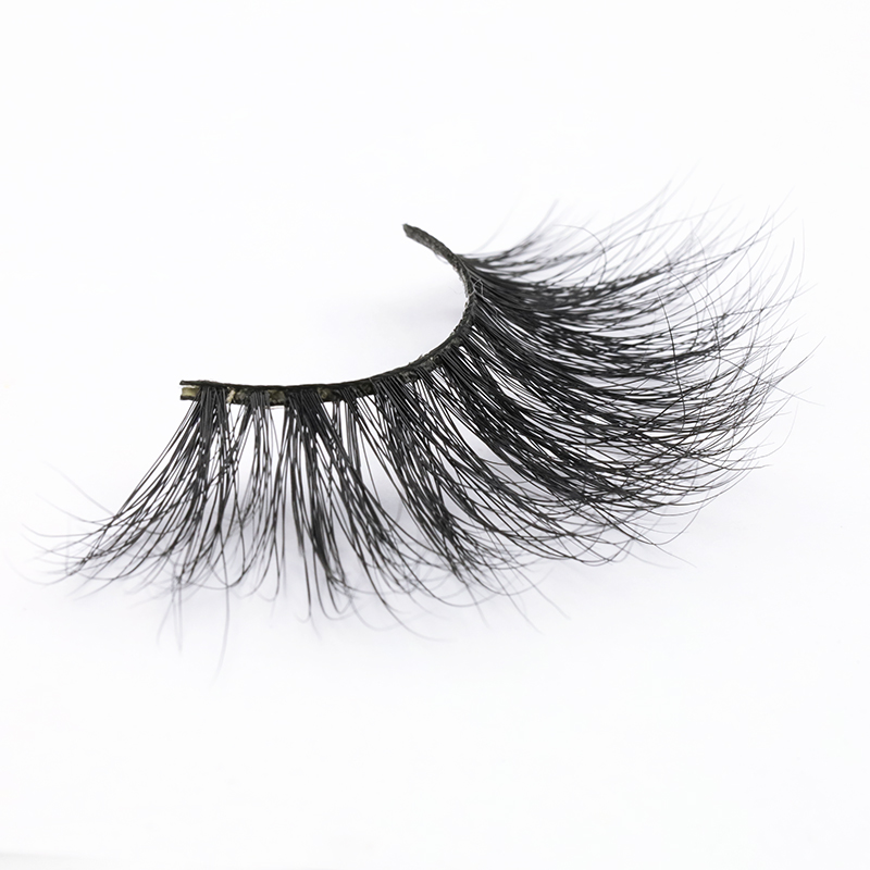 Eyelash Vendor Supply High-quality Dramatic 25mm Strip Lashes Mink Eyelashes with Customized Box YY118